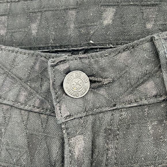 Siwy Women's Low Rise Skinny Jeans with geometric pattern - Black - 26 - Picture 3 of 7